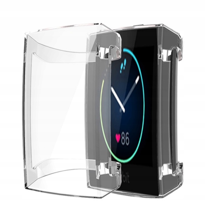 

Etui 2w1 Clear Przód Boki FitBit Charge 3 4