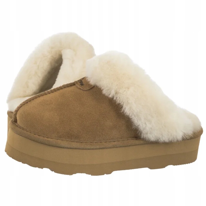 Teplé boty Papuče Bearpaw Retro Loki Iced Coffee 2487W Béžové