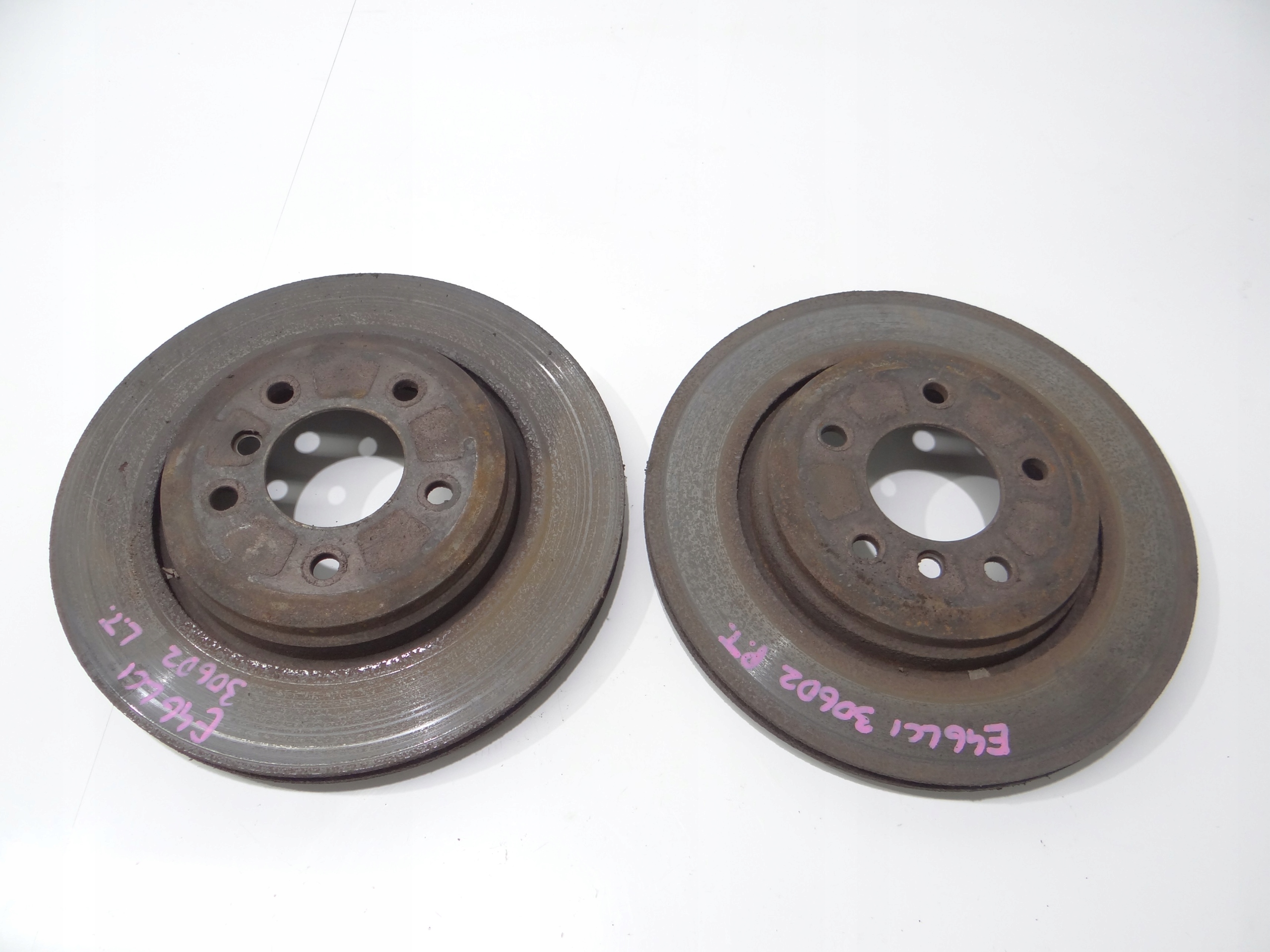 discs brake right left rear part BMW E46 LCI 306D2 KOMPLET