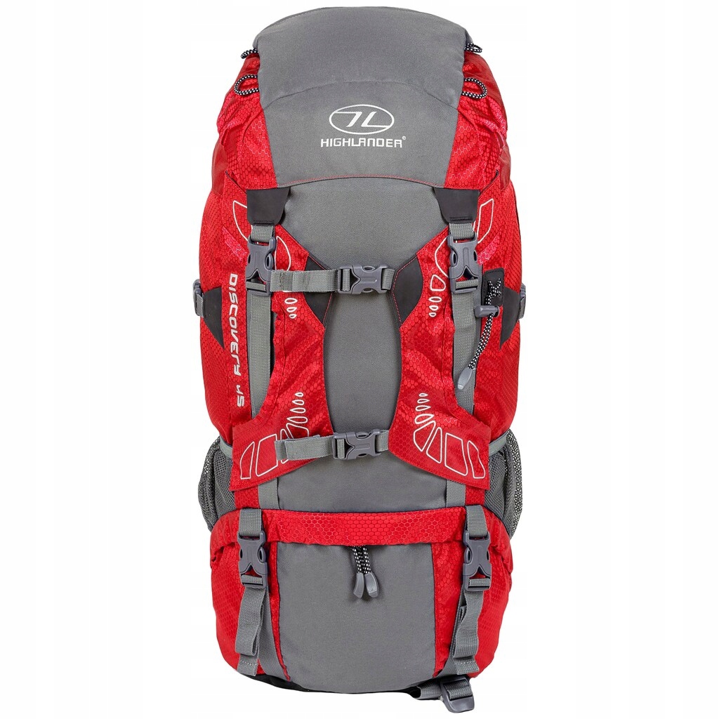 Plecak trekkingowy turystyczny Highlander Discovery Rucksack 45 l Red