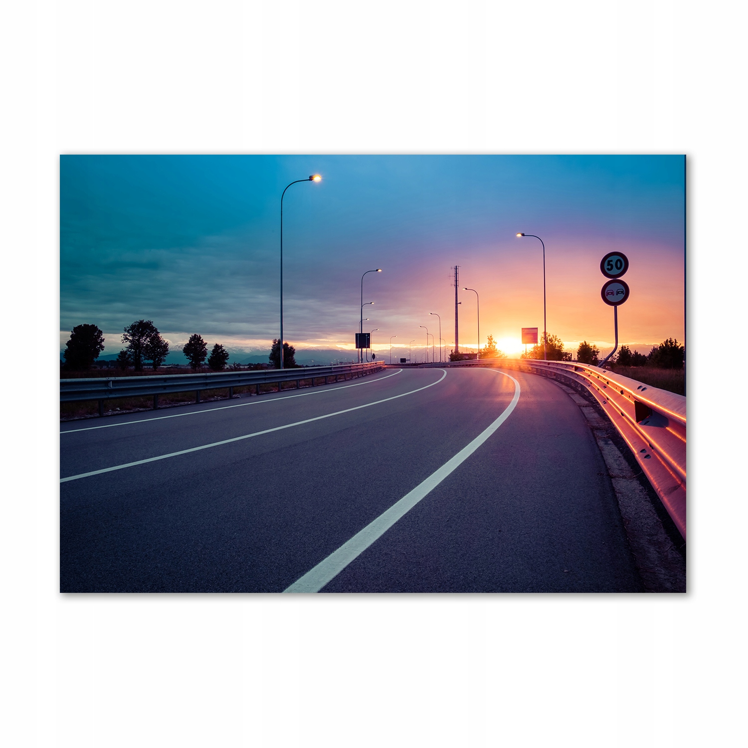 

Foto obraz szkło hartowane Autostrada 100x70
