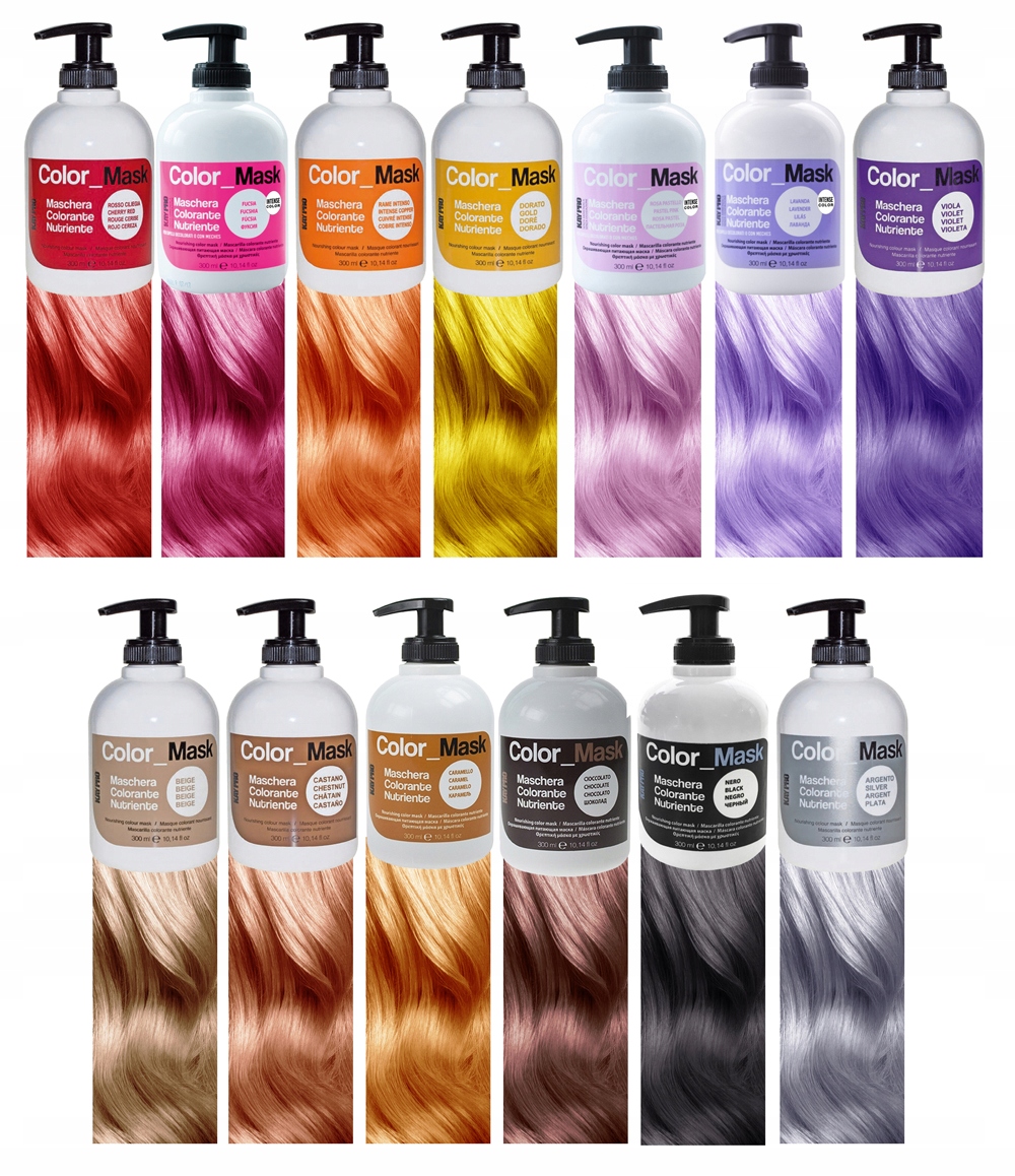 KAYPRO Color_Mask - Maska koloryzująca - różowy Pojemność 300 ml