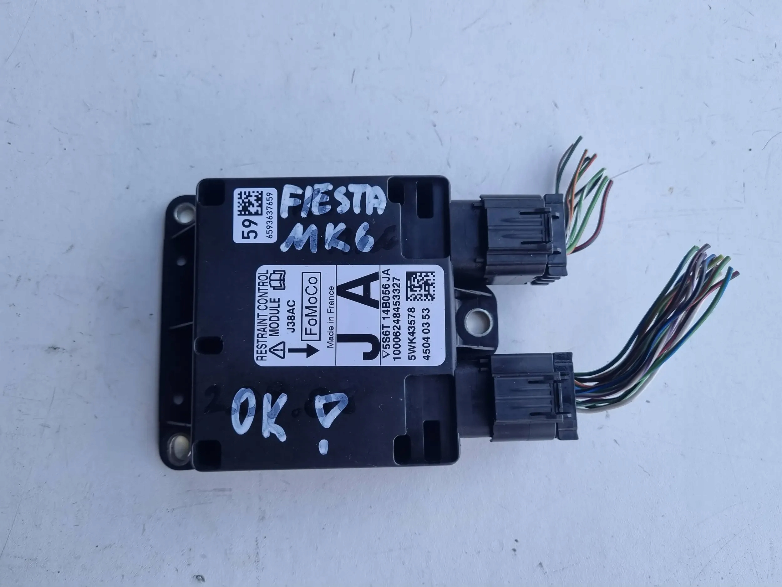 FORD FIESTA MK6 MODUŁ SENSOR AIRBAG 5S6T-14B056-JA EUROPA