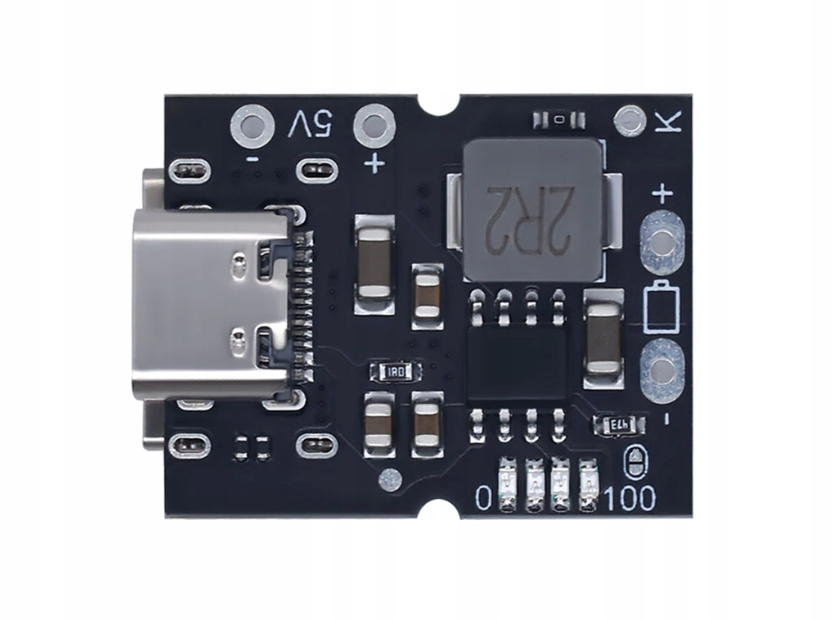 Moduł ładowarki Power Bank USB C 5V 2A Li-ion Kod producenta Step-UP-5v-2a