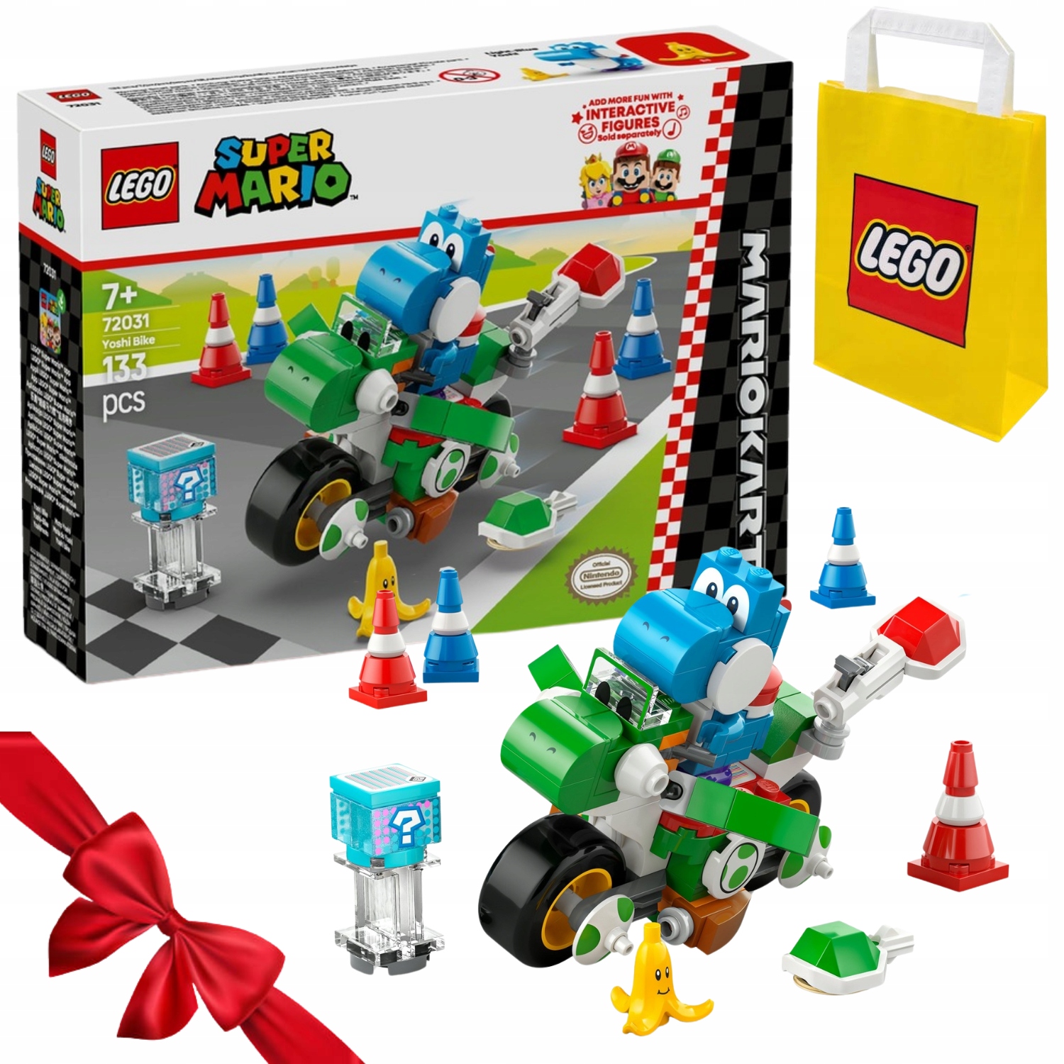 Zestaw Klocków Lego Mario 72031 Mario Kart Rower Yoshiego