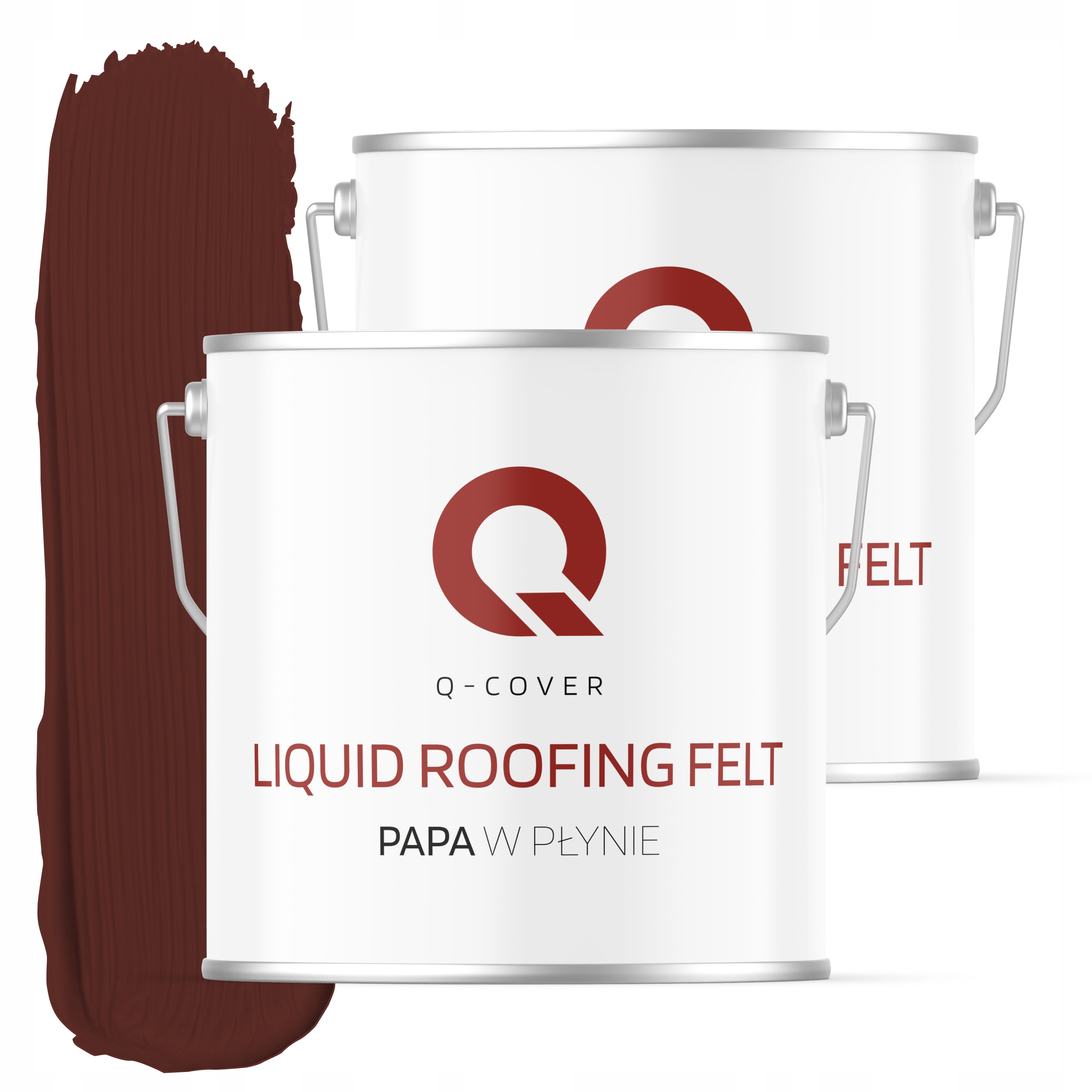 Papa Tekutá 5 kg Mrazuvzdorný tesniaci prostriedok Vodotesná farba Čerešňová