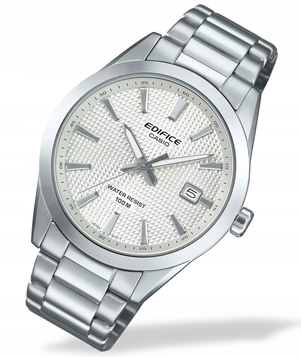 Nové klasické pánské hodinky na náramku Casio Edifice EFV-160D Gravírování