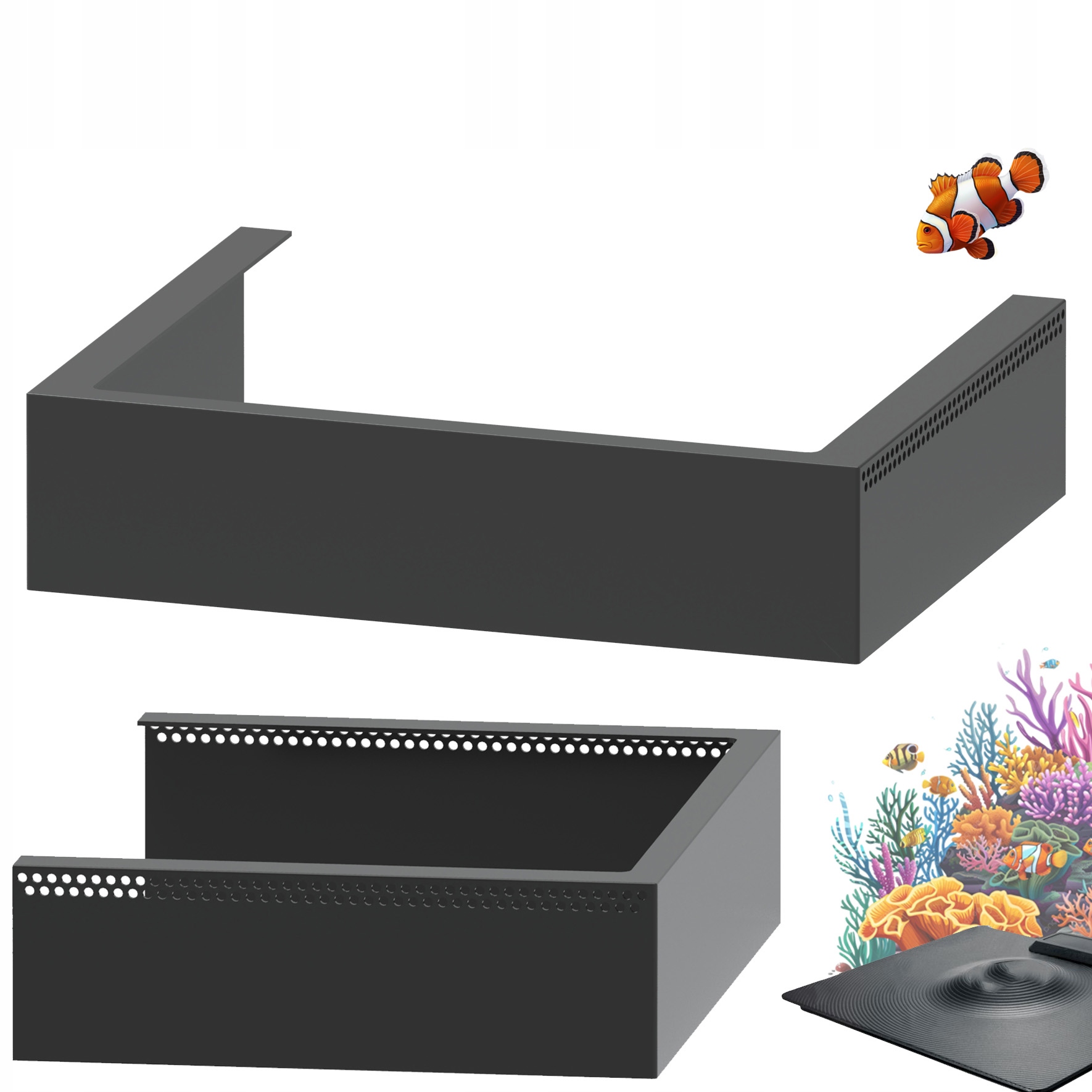 Stínidlo na lampu mj. Ethereal Infinite E8 Kryt akvarijní lampy