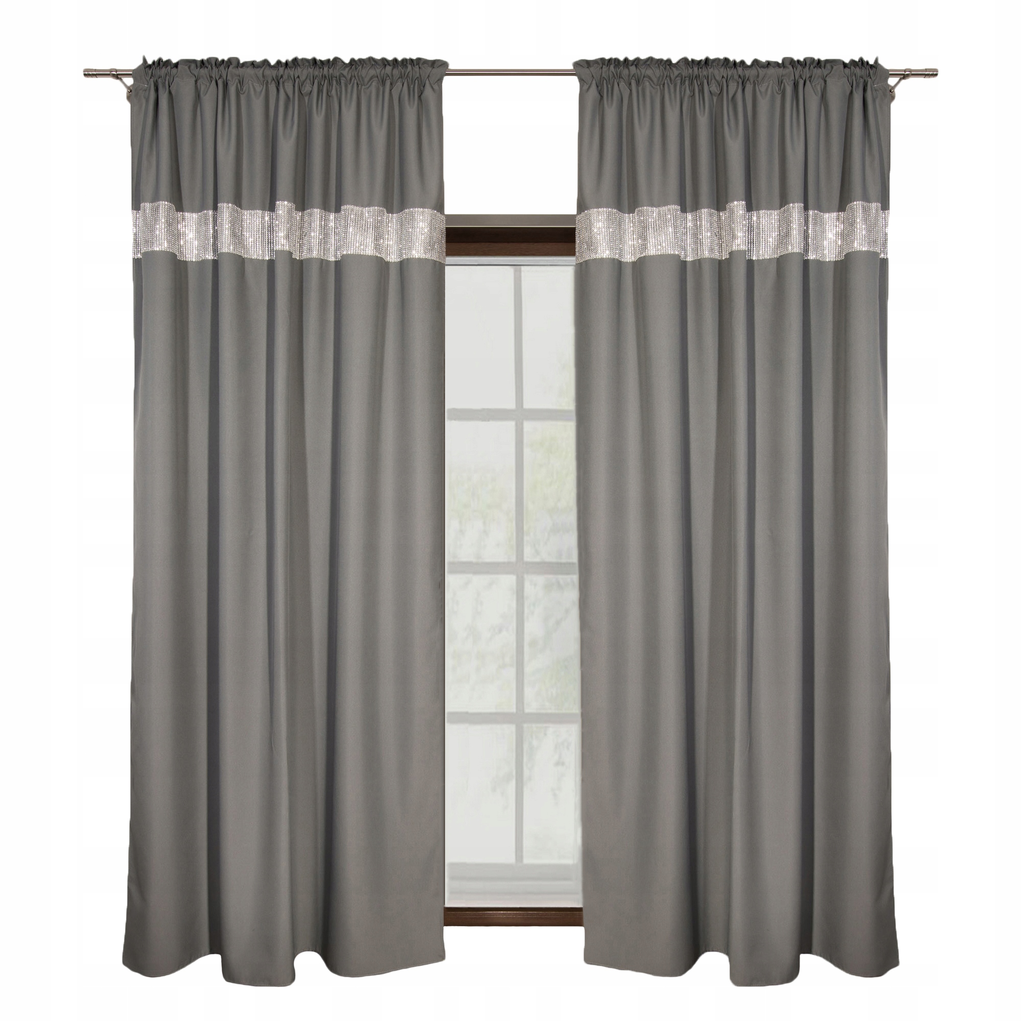 

Zasłona Gotowa 145x250 Zasłony Na Taśmie Cyrkonie