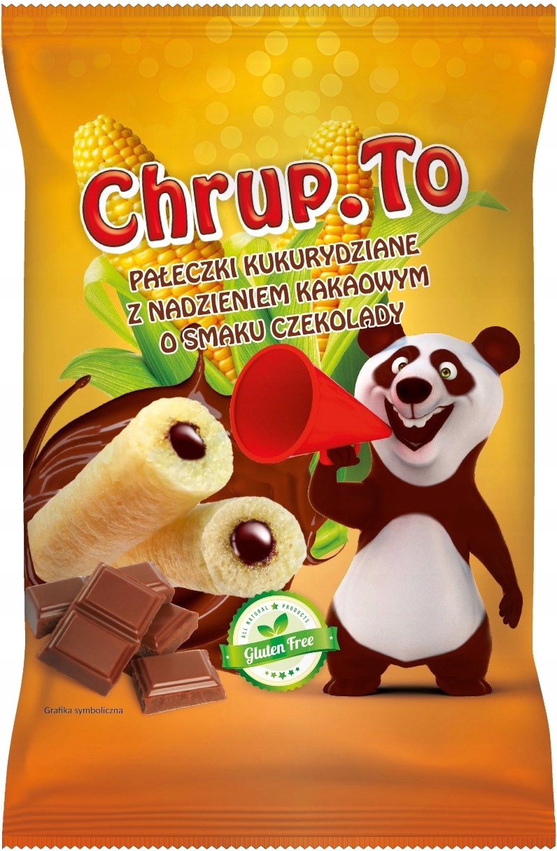 Levně Kukuřičné tyčinky s kakaovou náplní a příchutí čokolády 70 g 30 ks