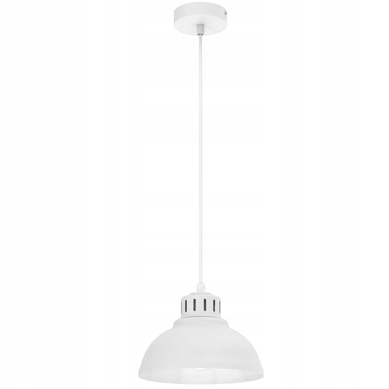 Luminex Závěsná lampa Sven Bílá Stínidlo Ø21 cm E27 15W Matná