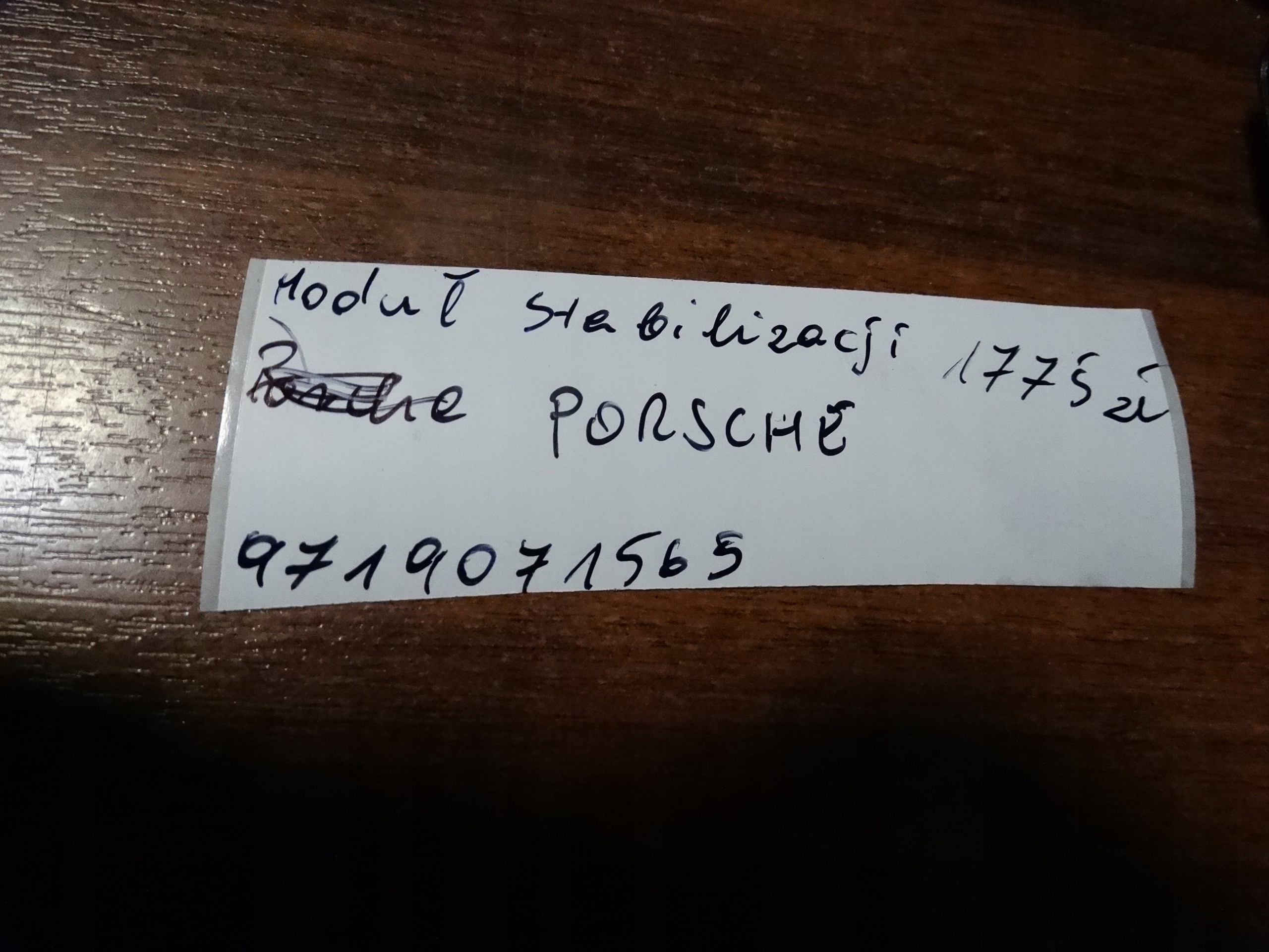 perfect condition module STABILIZACJI PORSCHE 1 9
