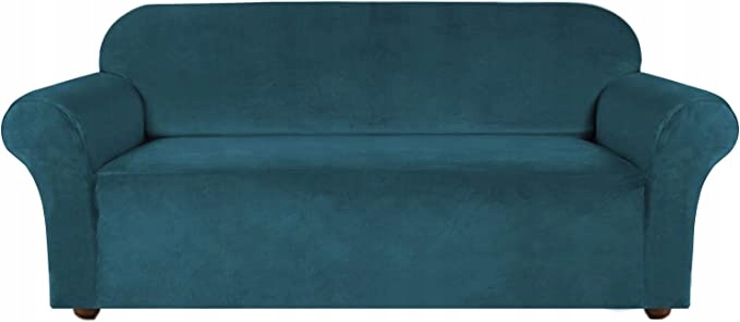 POKROWIEC NA SOFĘ KANAPĘ ELASTYCZNY WELUR 145-185 Kolor szary