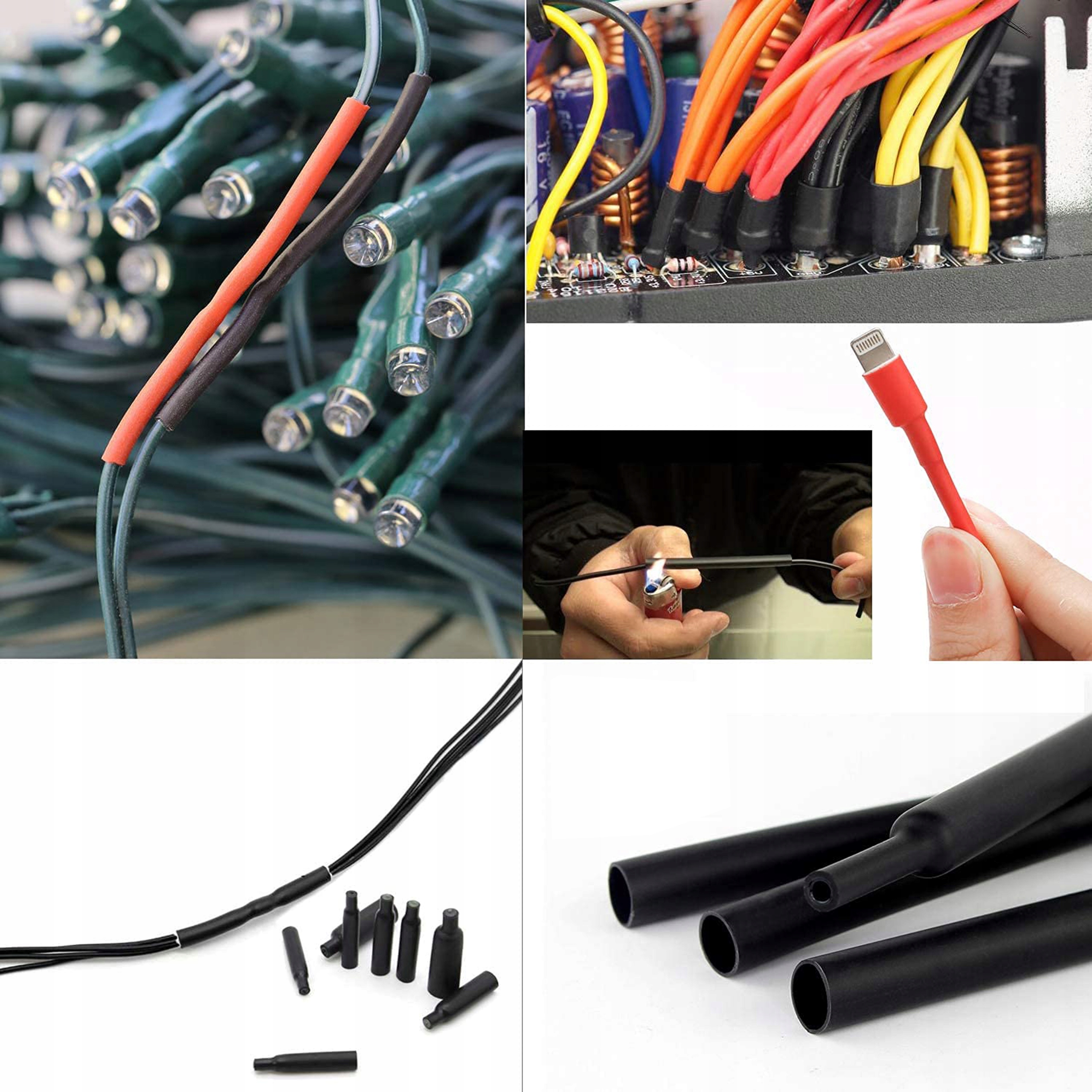 KOSZULKA TERMOKURCZLIWE Z KLEJEM RURKI ZESTAW 328 Rodzaj termokurczliwa