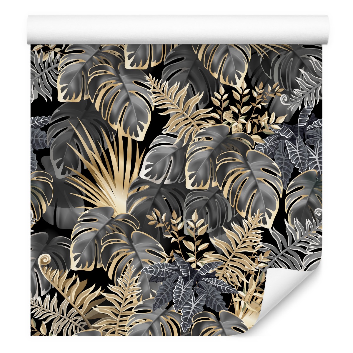 Tapeta Tropické Listy Monstera Palma Rostliny