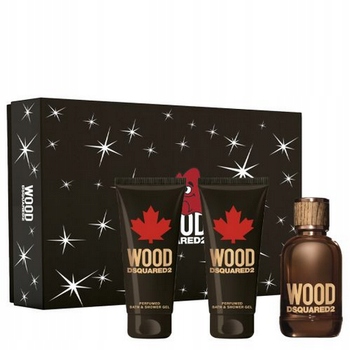 Dsquared2 Wood EDT 100 ml + żel 100ml + ASB 100ml