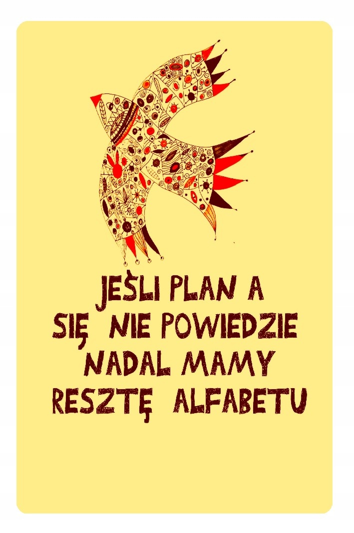 

Magnes na lodówkę motywacja plan b działanie