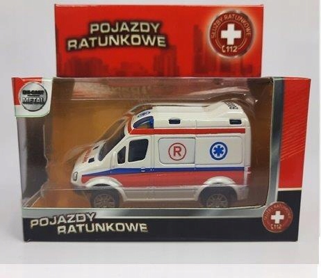 auto metalowe Mercedes POGOTOWIE  1:50 | B-261 — 2