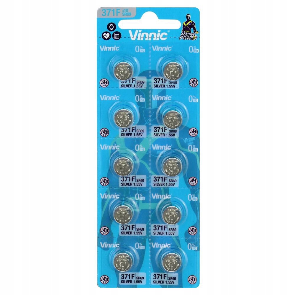 

Bateria srebrowa Vinnic 371 SR920SW 10 sztuk