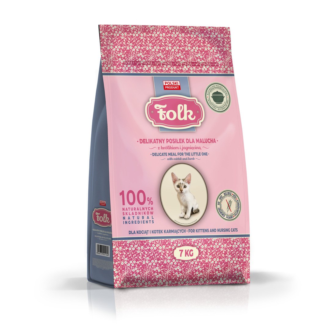 Levně Folk Jemné jídlo pro malé dítě s králíkem a jehněčím masem 7 kg
