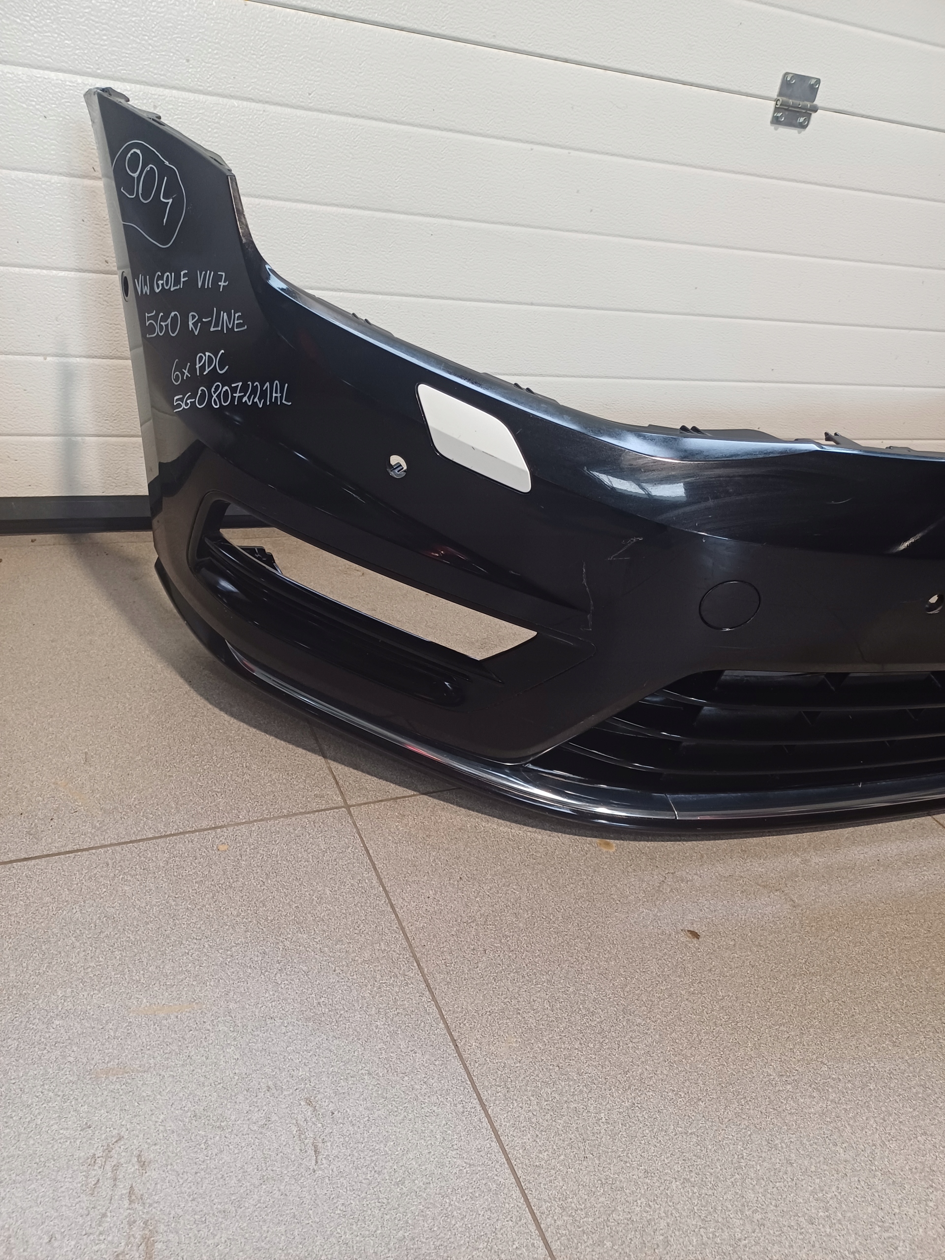 bumper front front VW GOLF 7 VII 5G0 R- LINE 6 X PDC washer 5G0807221AL