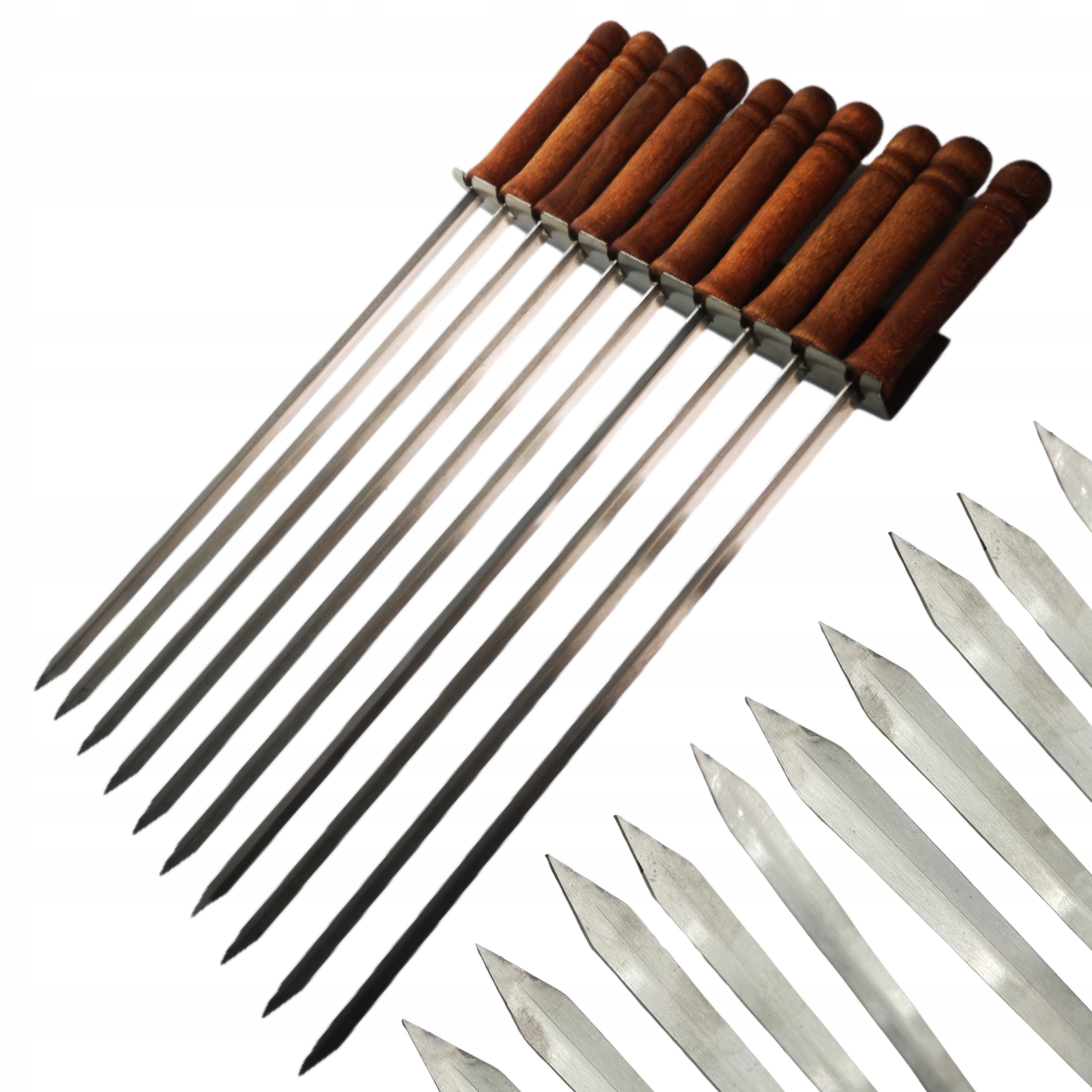 Špízové Šampony Na Maso Špízy 60 cm 10 ks Max Špachtle Věšák