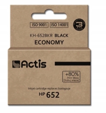 Actis, Tusz do Hp KH-652BKR (652 F6V25AE) black