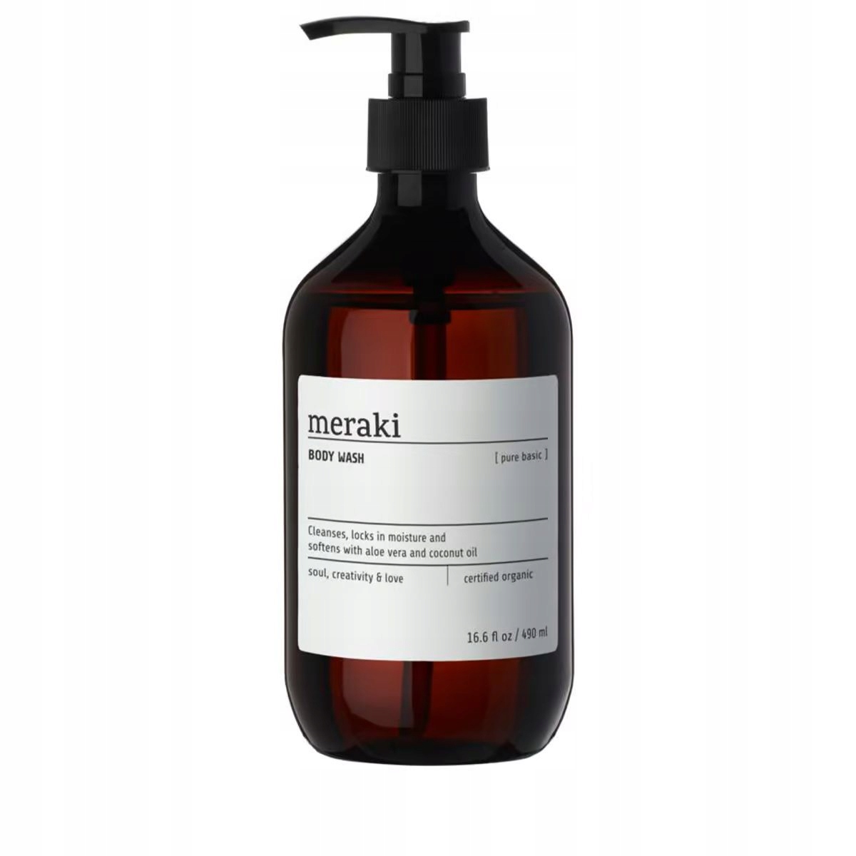 Meraki Tělový Mycí Gel 490 ML Pure Basic (311060500)