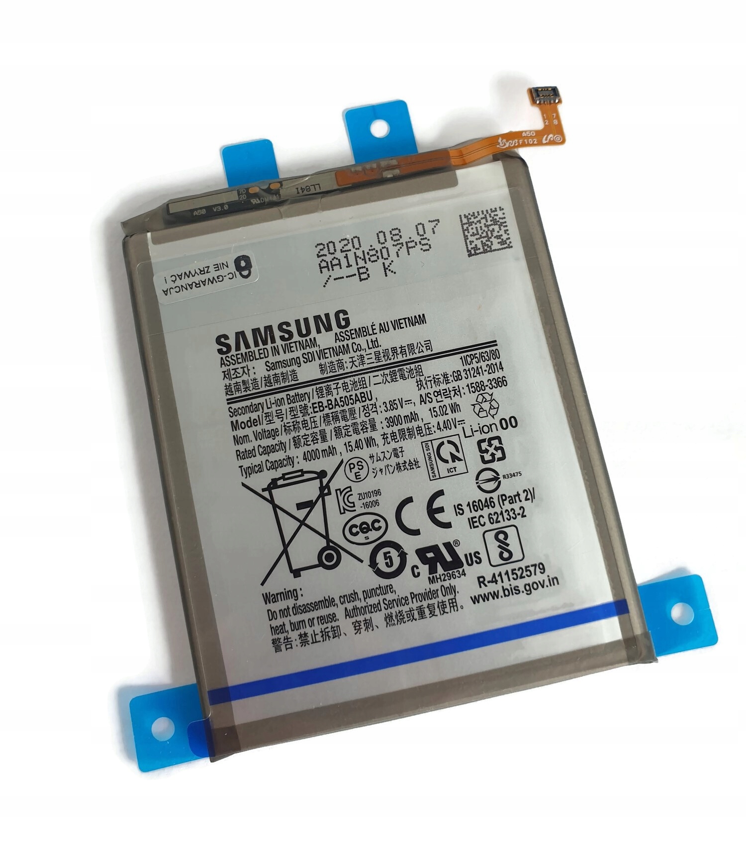 Org Nowa oryginalna bateria do Samsung Galaxy A50 A30 A30s A20