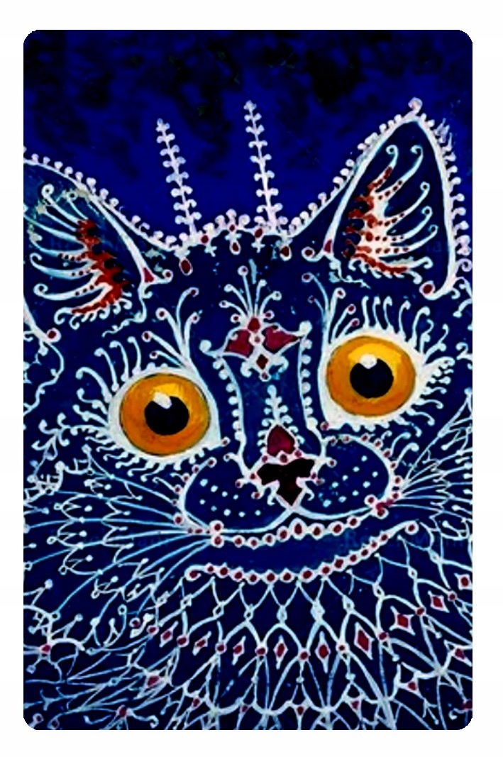 

Magnes na lodówkę Louis Wain kot koty