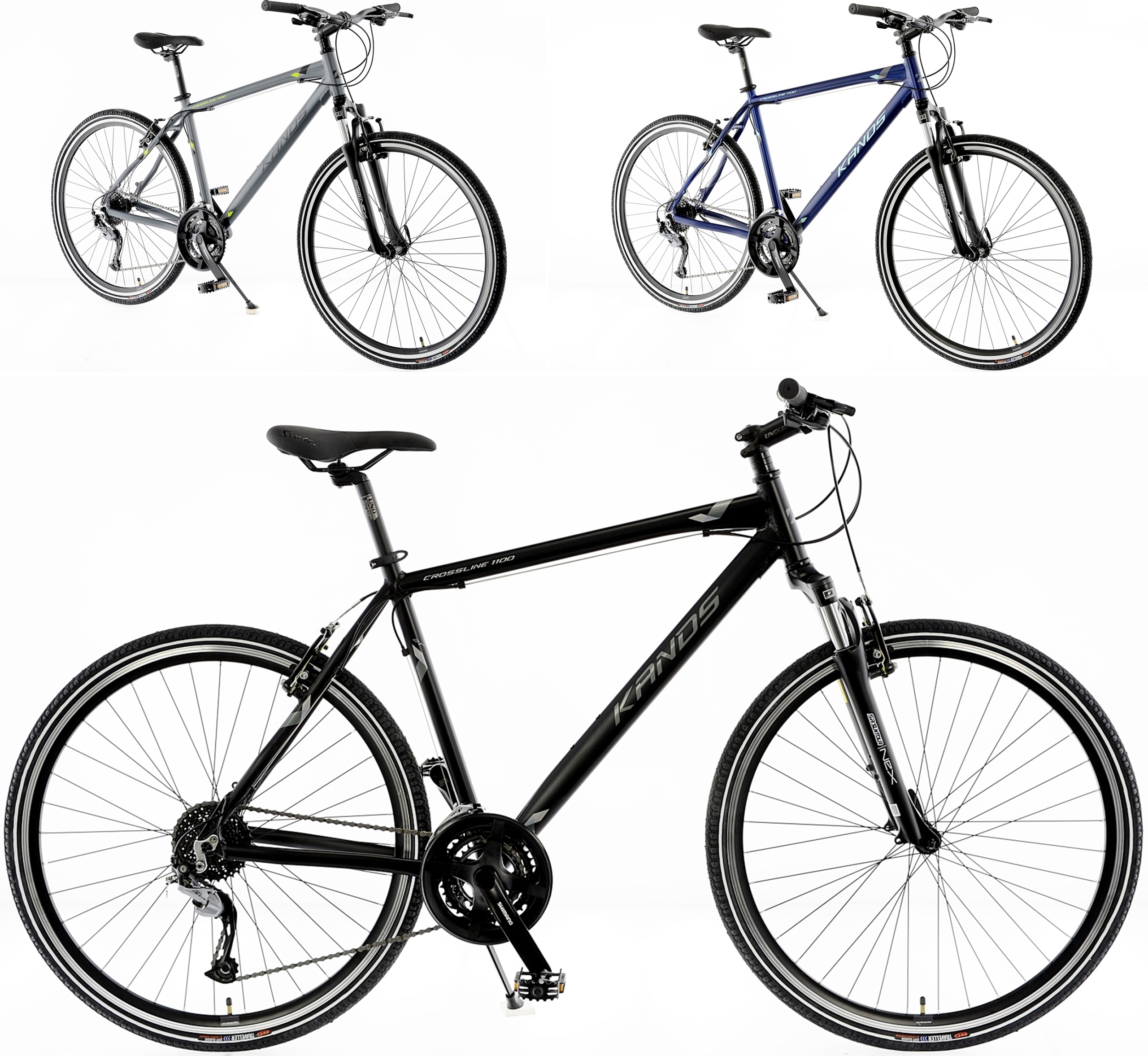 Rower Kands CROSSLINE 1100 rama 19cali CZARNY 2021 CROSSLINE 1100 M19