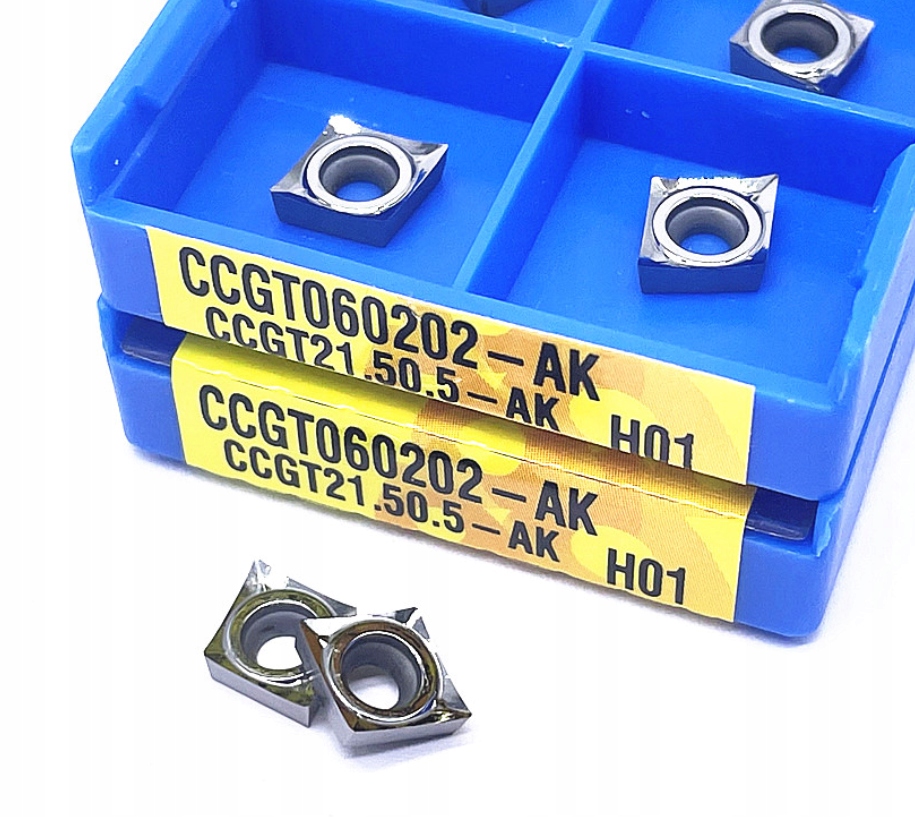 

Płytki Ccgt 060202 Ak RH01 Aluminum Nowe