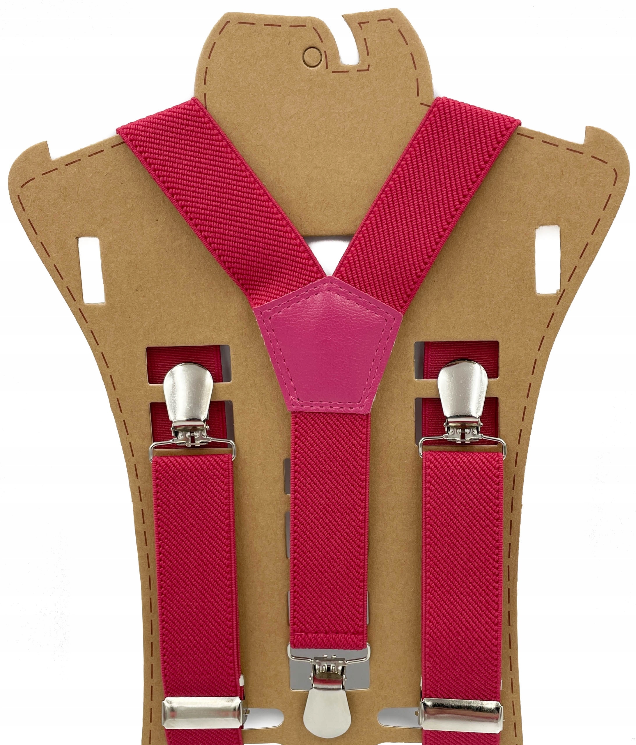 Amarantowe szelki chłopięce dziecko jednokolorowe. Marka Inna marka