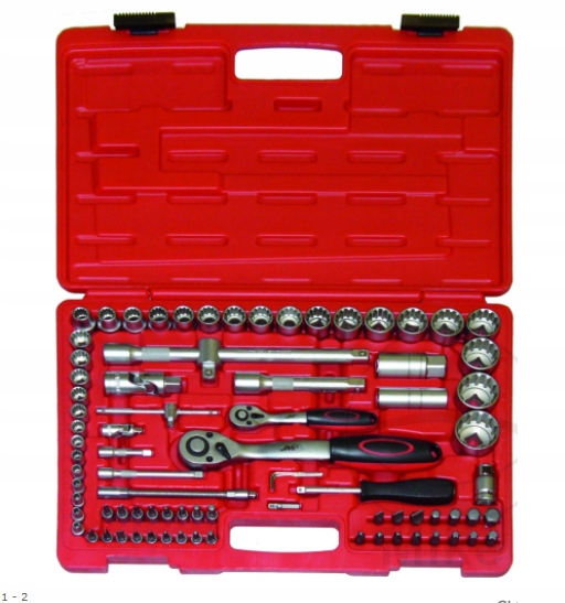 Zestaw JMP kluczy nasadowych 1/4" 1/2"