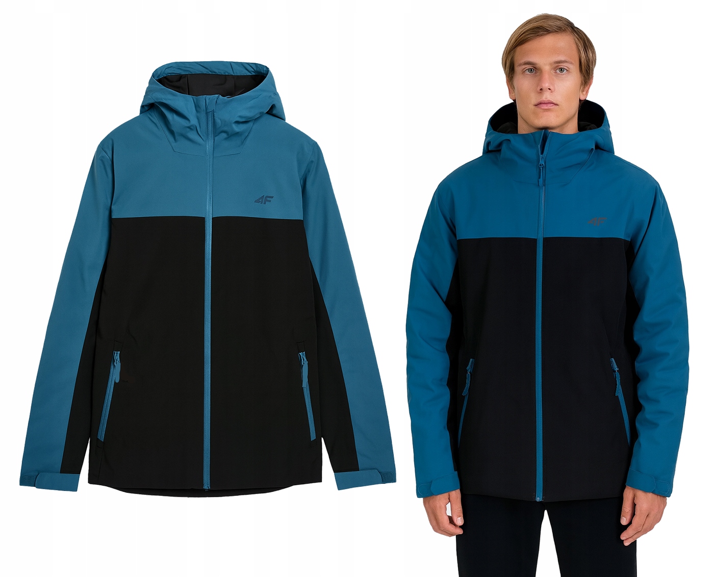 Pánská lyžařská bunda 4F zimní M0787 46S teplá membrána 5000 S