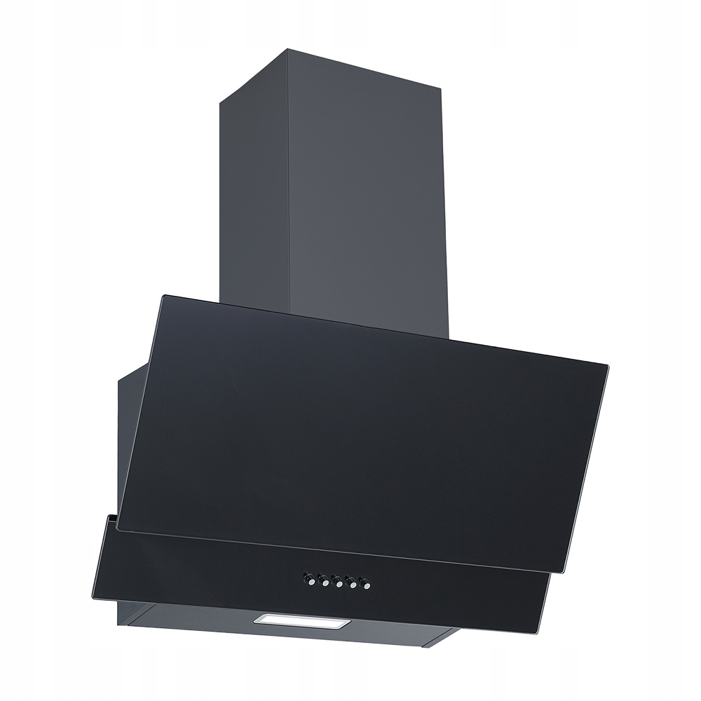 Okap Kuchenny Kominkowy Przyścienny do Zabudowy Czarny MPM-60-OVS-27