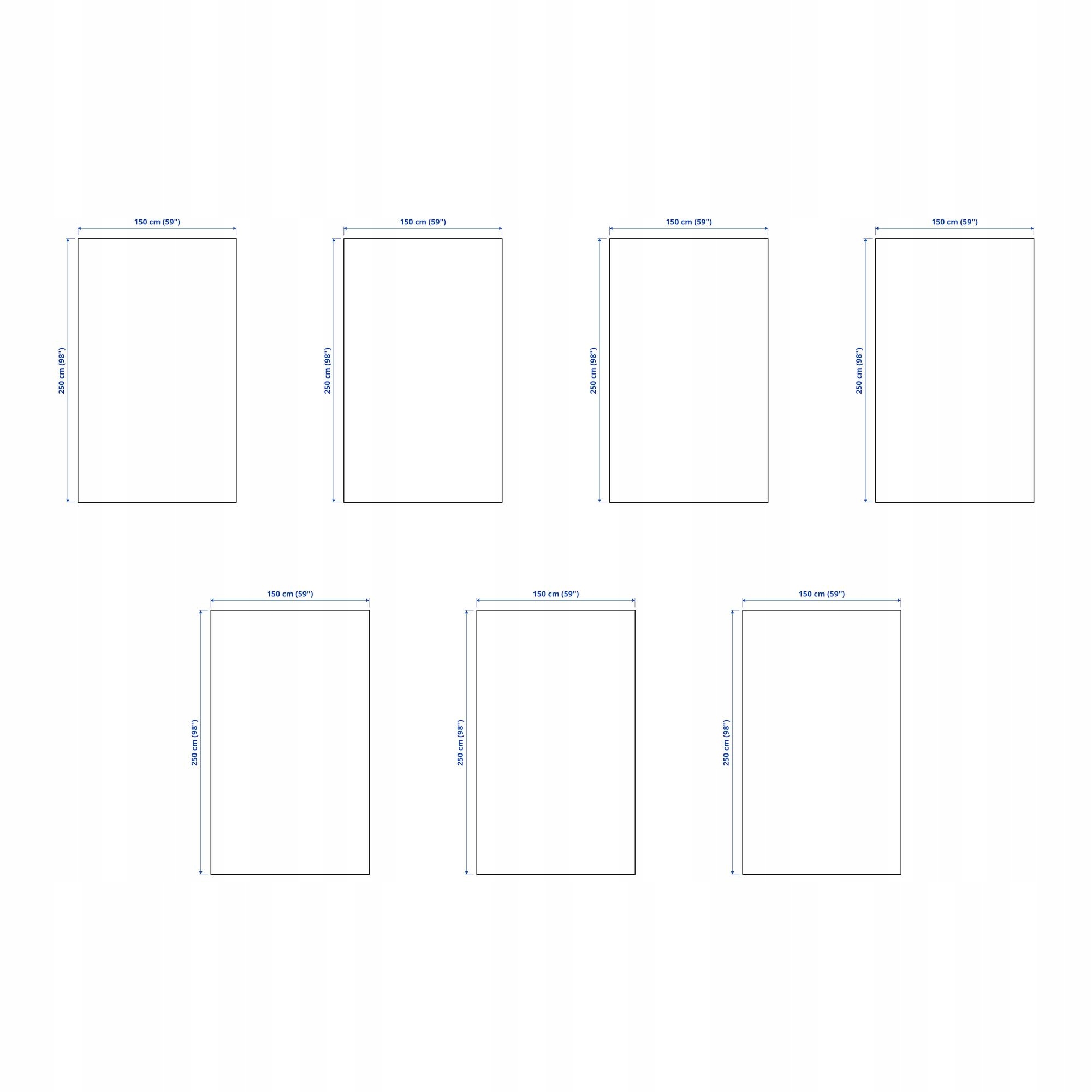 7 ks Přikrývka Indira Bavlna Nebělená 150x250 cm Útulná