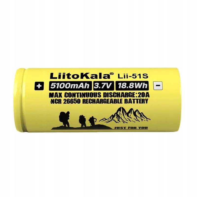 Akumulator litowo-jonowy LiitoKala 26650 5100 mAh Lii-51S PCB 20A