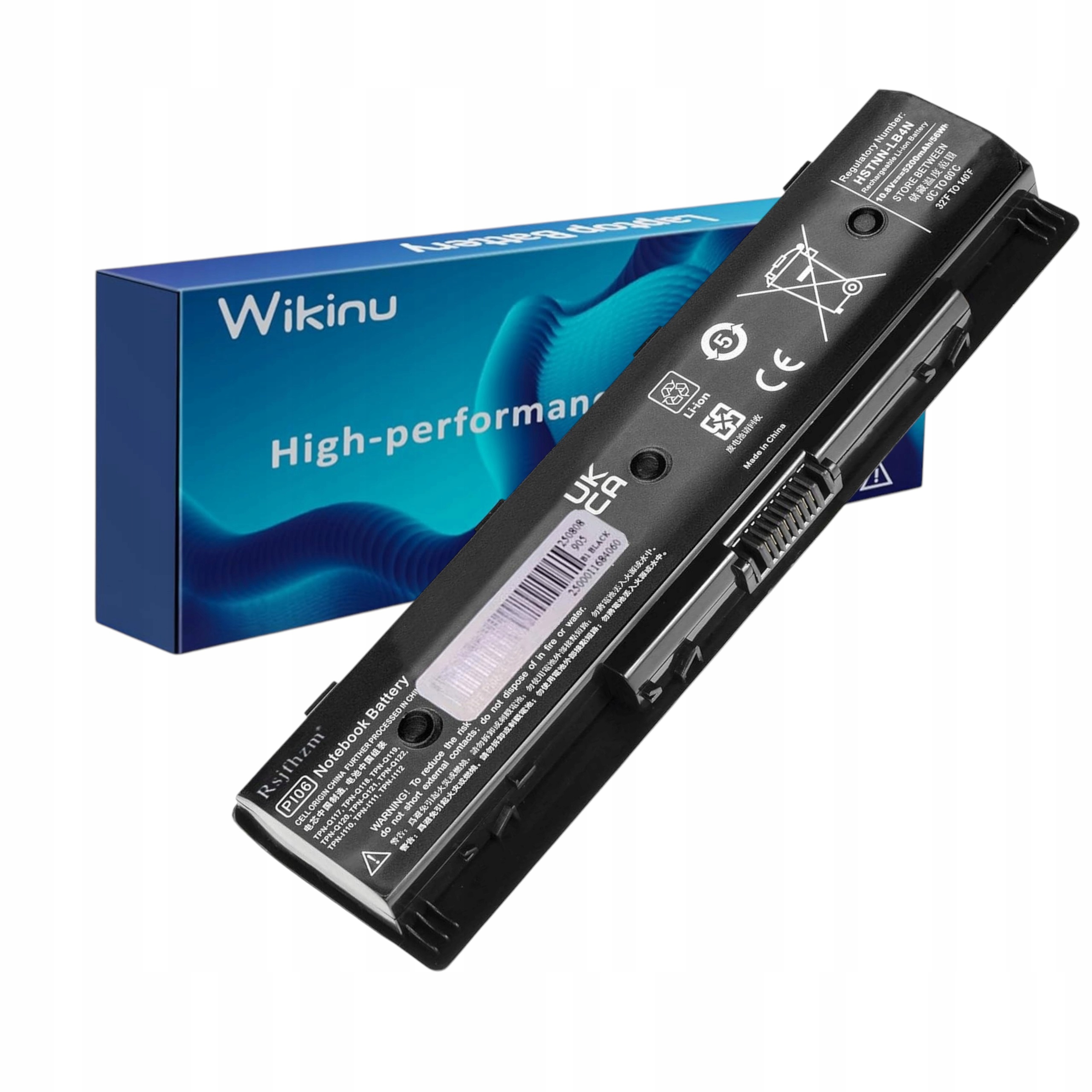 Baterie pro notebook Náhradní Akumulátor Wikinu HSTNN-LB4N 10,8V 5200mAh 56WH