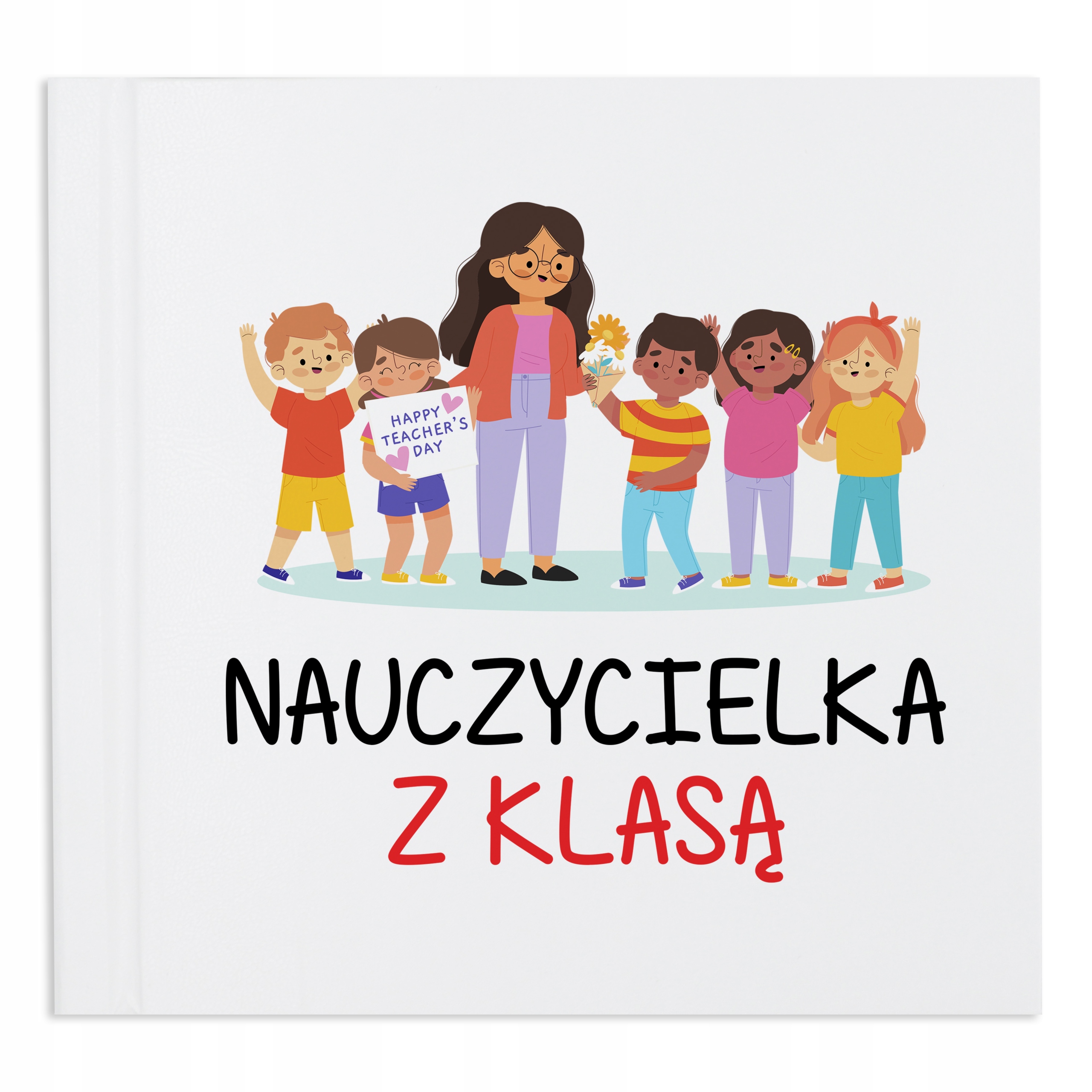 Krásný Bílý Album Dárek Pro Učitele Vzory