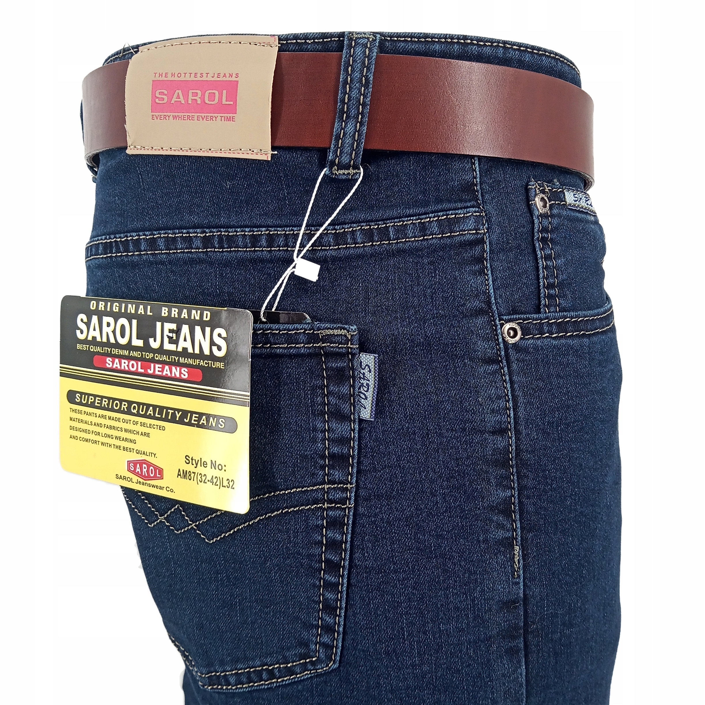 Pánske nohavice Klasické Jeans Rovné ARIZONA W34