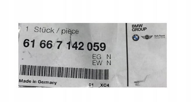 Przewod spryskiwacza 7142059 BMW E60 E61 nowy org Parts manufacturer BMW original OE