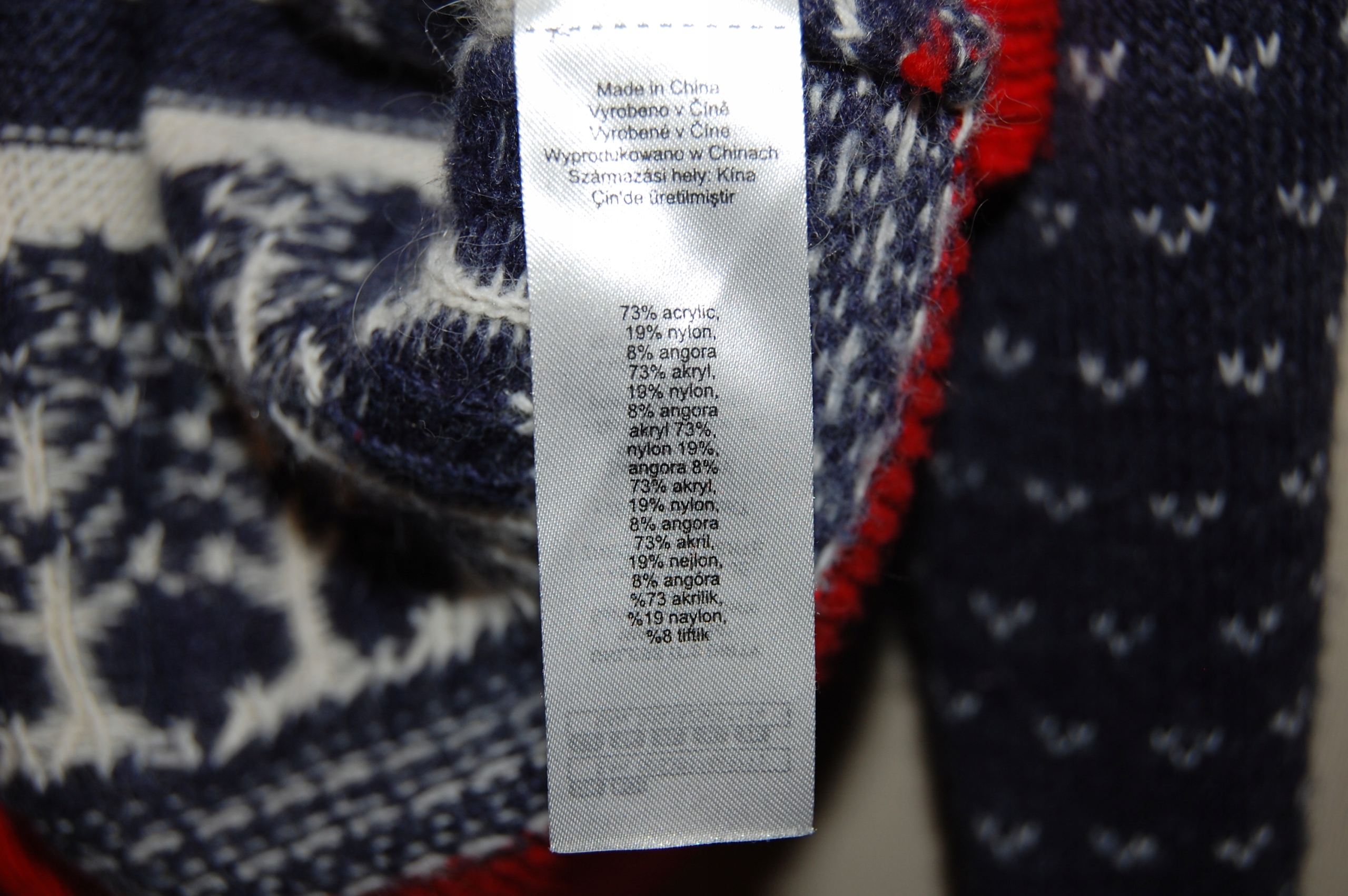 sweter 'norweski' F&F r.42 super miękki Dekolt okrągły