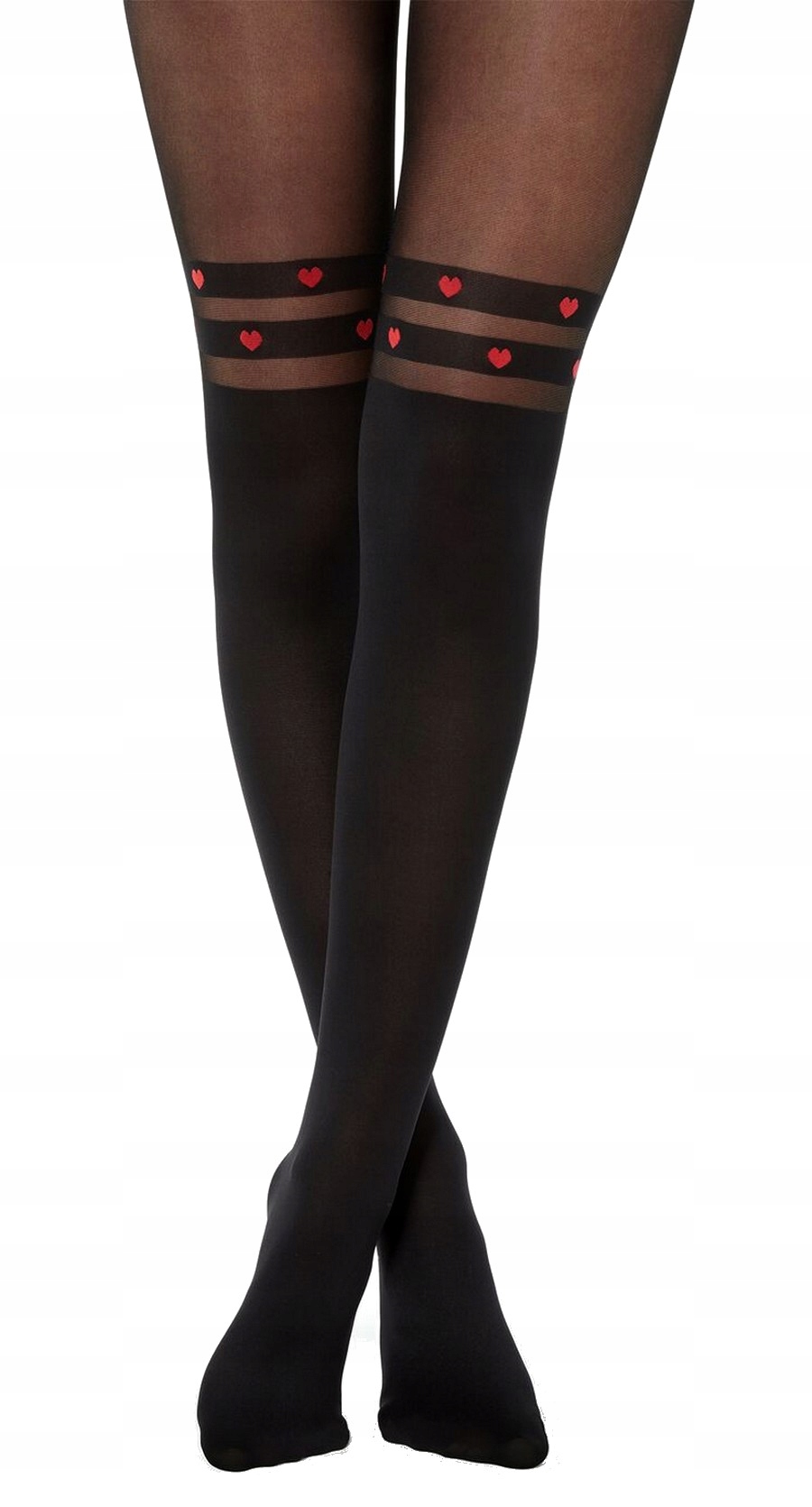 

Calzedonia Rajstopy Collant Longuette Cuori S/m