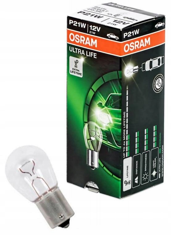 Osram Ultra Life Żarówka P21W 12V 21W