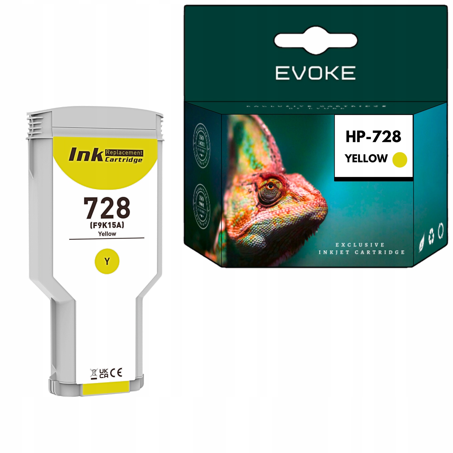 Tusz pre Hp 728/729Y žltý (Yellow) 300 ml F9K15A T730 T830
