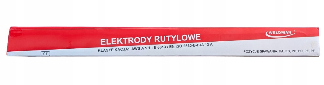 ELEKTRODY RUTYLOWE SPAWALNICZE ELEKTRODA DO SPAWANIA 2,0x300mm 1kg WELDMAN Kod producenta 111107