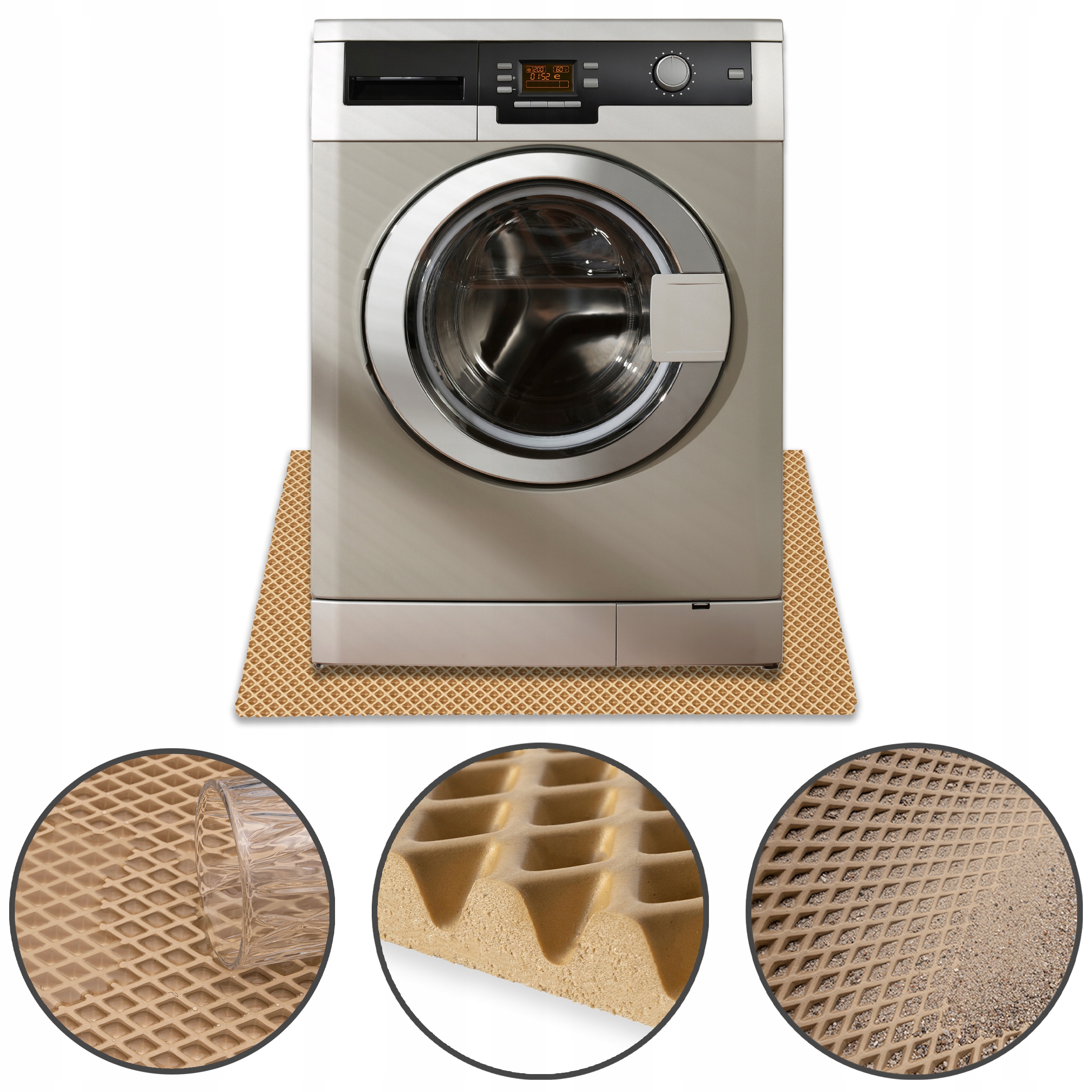 Mata antywibracyjna wygłuszająca ochronna pod pralkę suszarkę Eva Home