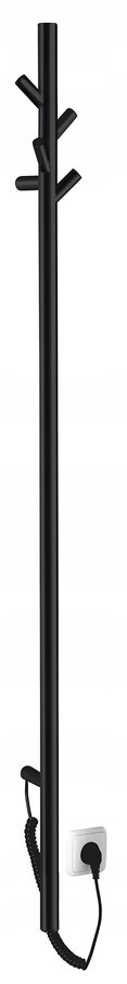 Sapho Pasador elektrická sušička uterákov 150x1500 mm 30W čierna ER175