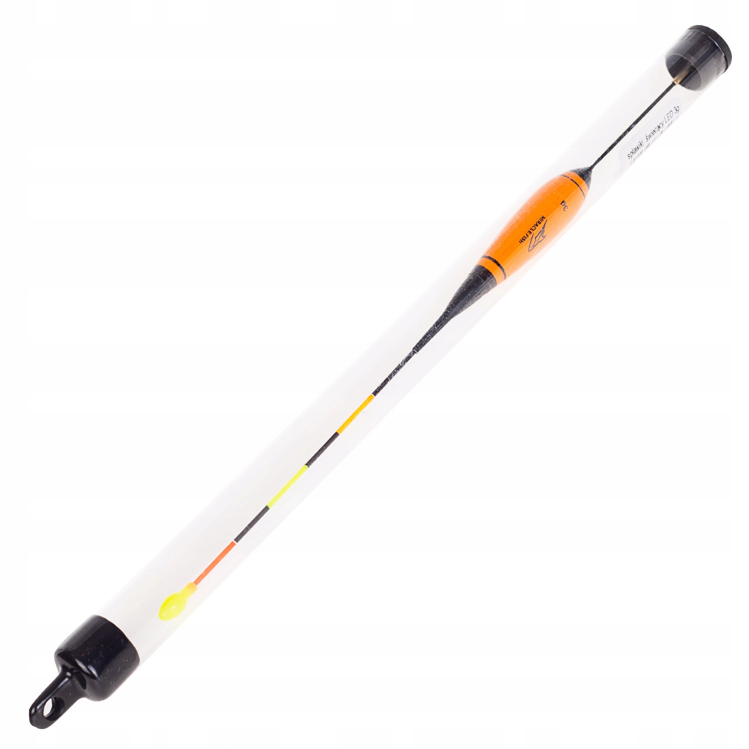 SPŁAWIK ŚWIECĄCY LED 3g PRZELOTOWY ZESTAW SPŁAWIK+ BATERIA + TUBA Marka Miracle Fish